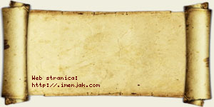 Marija Bzenić vizit kartica